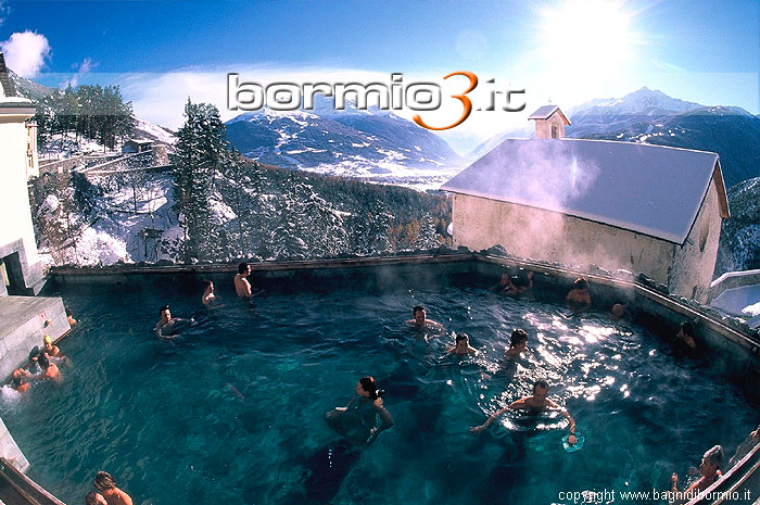 Piscina all'aperto dei Bagni Vecchi di Bormio