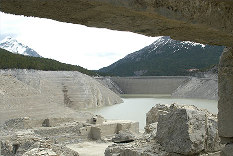 La vecchia diga di cancano