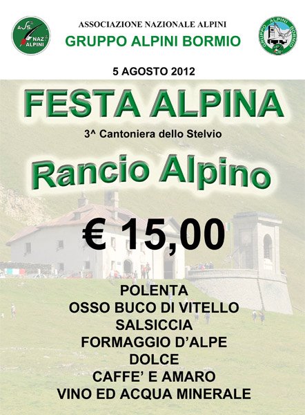 Festa Alpina alla 3 cantoniera dello Stelvio